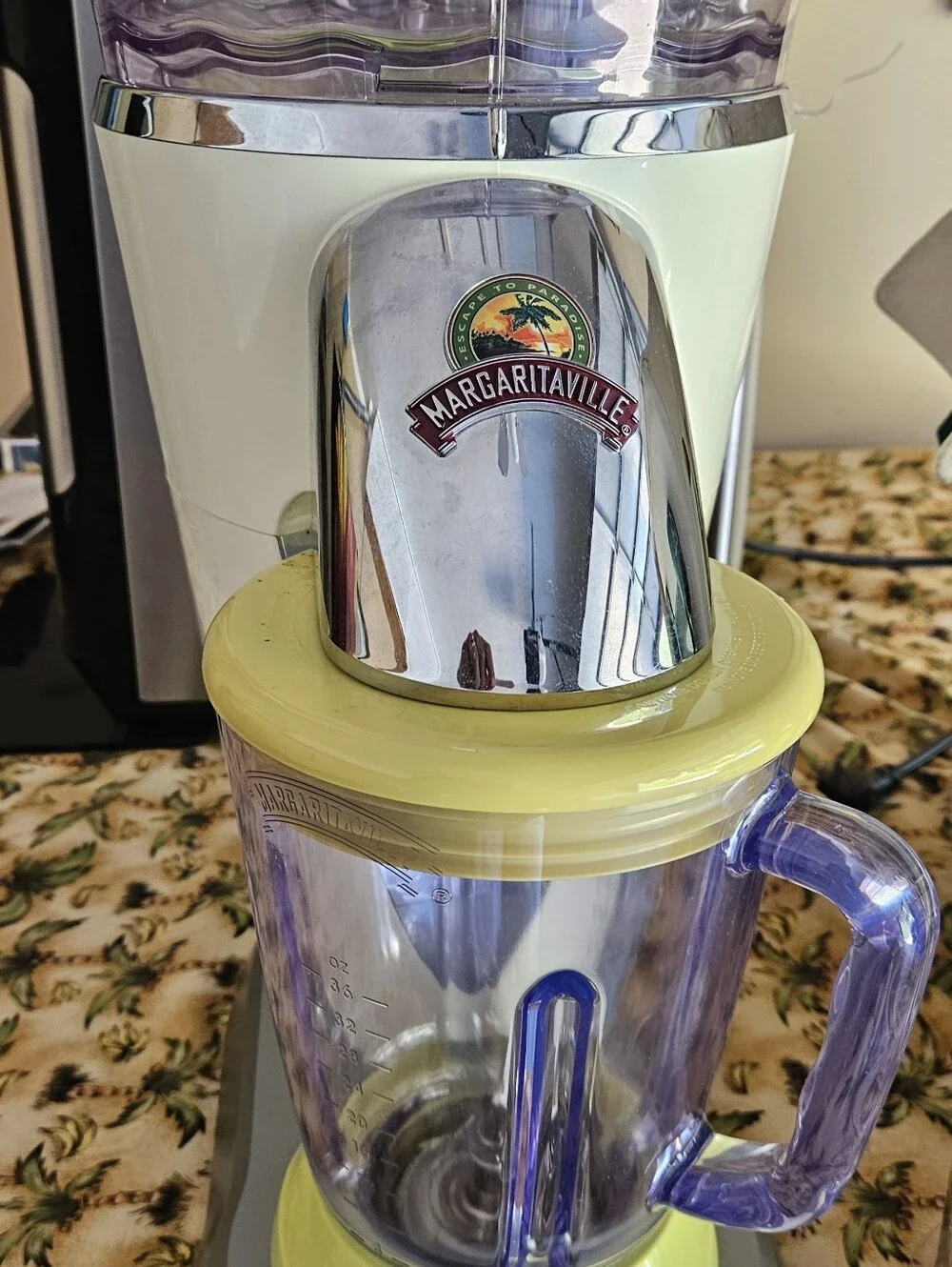 Margaritaville Lime Green and Beige Frozen Drink Maker Set with Cooler Bag